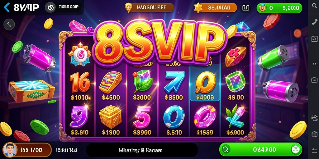 Screenshot gameplay 8SVIP menunjukkan momen seru saat bermain Slot.
