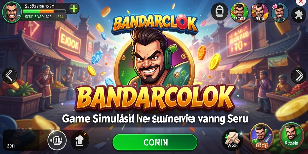 Tampilan gameplay seru dalam BANDARCOLOK yang menarik.