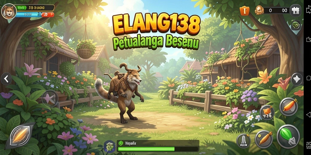 Screenshot gameplay ELANG138 yang menampilkan aktivitas pertanian seru.