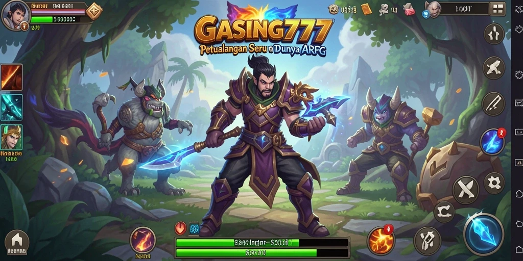 Tampilan menarik dari gameplay ARPG GASING777 yang memikat.
