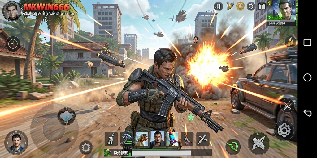 Tampilan gameplay <strong>MKWIN666</strong> yang menegangkan dengan pertarungan seru dan aksi luar biasa.