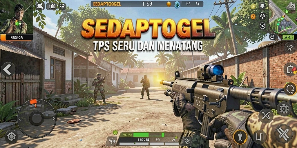 Gameplay intens SEDAPTOGEL dengan aksi mendebarkan.