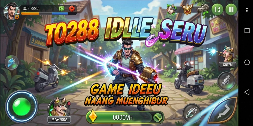 Screenshot gameplay TO288 yang menampilkan karakter sedang mengumpulkan sumber daya.